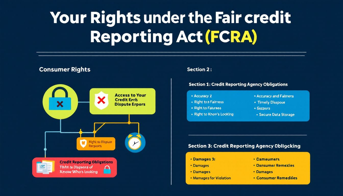 An overview of the Fair Credit Reporting Act (FCRA) with an emphasis on consumer rights.