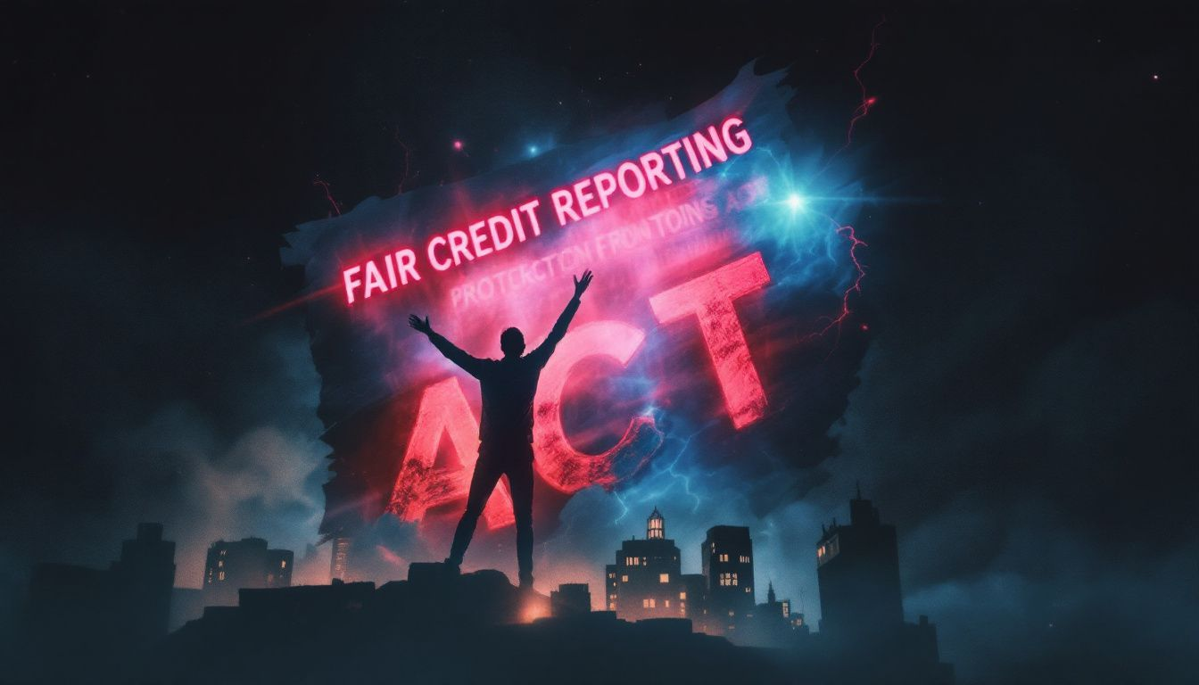 An illustration of the Fair Credit Reporting Act document, symbolizing consumer protection laws.