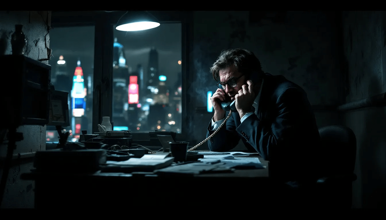 A person on the phone disputing errors on their credit report.
