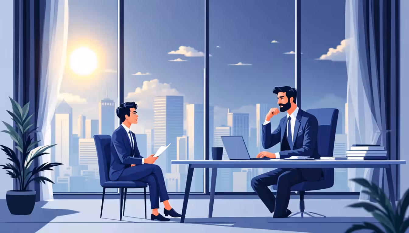 A Deltona bankruptcy attorney discussing options with a client.