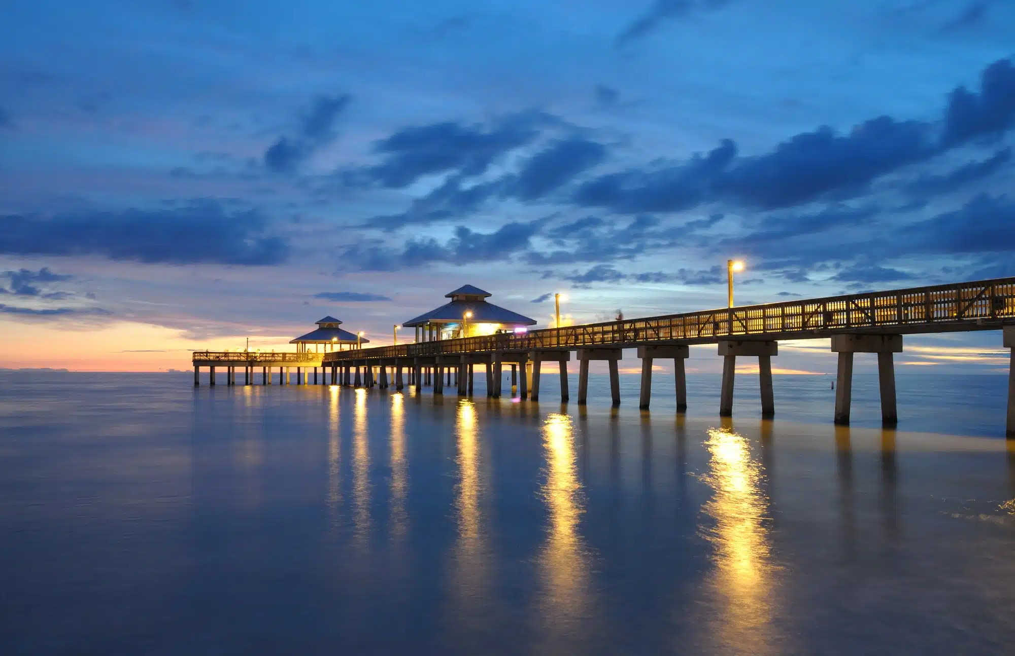 Fort Myers Pier at Sunset 