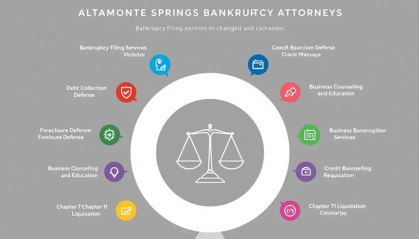 A variety of legal services being offered by Altamonte Springs bankruptcy attorneys.