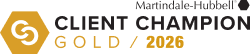 Martindale-Hubbell Client Champion Gold 2026 award - Ziegler Diamond Law